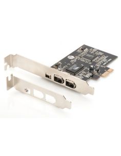 Scheda Aggiuntiva Digitus Pci Express 21 Porta Firewire Ieee1394a Con Staffa Normale  Low Profile