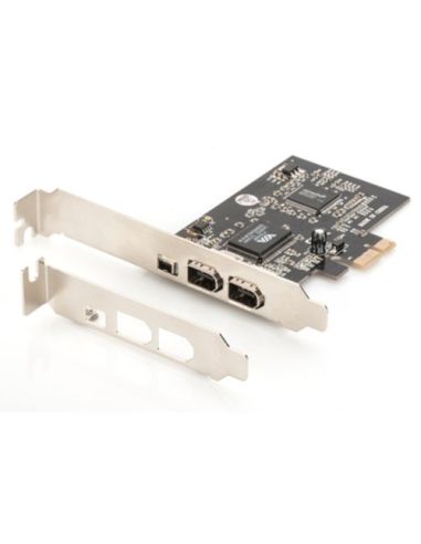 Scheda Aggiuntiva Digitus Pci Express 21 Porta Firewire Ieee1394a Con Staffa Normale  Low Profile