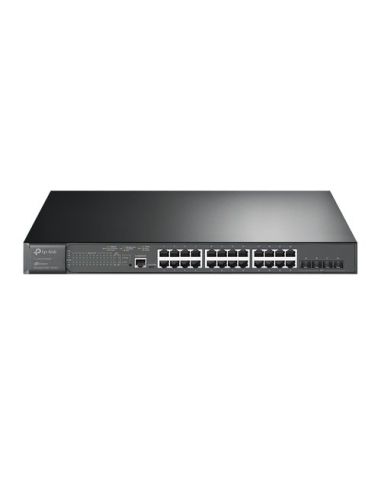 Switch Tp-Link Tl-Sg3428xmp Jetstream 24P Gigabit Poe L2 Managed 4P 10Ge Sfp, Rj45/Micro-Usb Console Port, 1U 19-Inch Rack-Mou