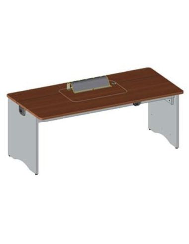 Tavolo Multimediale  Laboratori Informatici Con Sistema Rotante A Scomparsa X Nb E Tbt, Blindato - Bsx0253f Dim.160X75x74