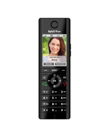 Telefono Frtiz!Cordlessfon C5dect Display Colori Vivavoce Id Chiamante Gestione Delle Funz Del Fritz!Box,Nero 20002749