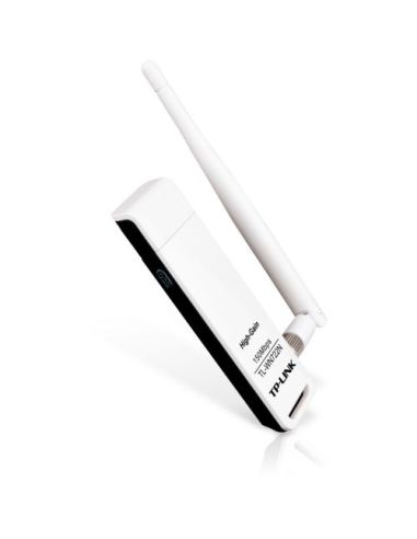 Adattatore Wireless Tp-Link Tl-Wn722n Usb 2.0 150M Lite N High Gain 802.11N/G/B, 1 Antenna Staccabile