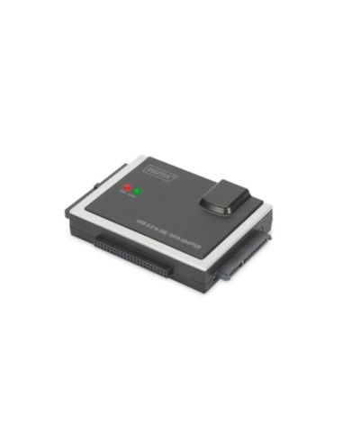 Adattatore Digitus Usb2.0  Ide E Sata Con Adattatore Di Alimentazione 220/12 Volt Per Hdd 2,5'' E 3,5''