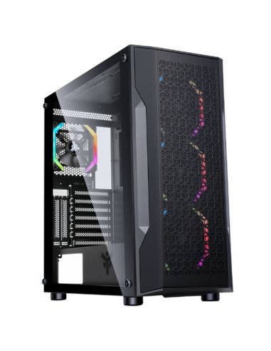 Case Itek M.Tower Supreme Tb Gaming  2*Usb3, 4*12Cm Fan Argb, Trasp Wind, -  Itgcasutb49