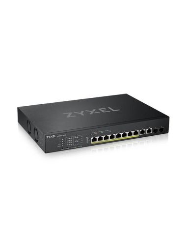 Switch Zyxel Xs1930-12Hp 8P Multigigabit Poe 60W (375W Max)(1G/2.5G/5G/10G)2P Multigigabit 2P 10Gbe Sfp  Ipv6, Vlan, Qos, ..