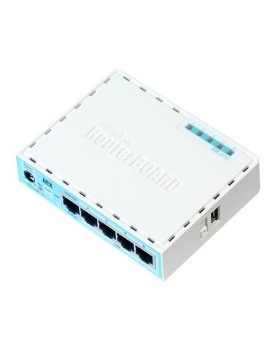 Routerboard Mikrotik Rb750gr3 Hex With Dual Core 880Mhz Mhz Cpu,256Mb Ram,5Gigabit Lan Ports, Usb,Routeros L4,Plastic Case,Psu