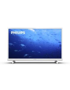 Tv Philips Led 24'' 24Phs5537/12 Hd Pixel Plus Hd 2Hdmi-Vga-Scart Usb  Dvb-T/T2/T2-Hd/C/S/S2 C, Bianco