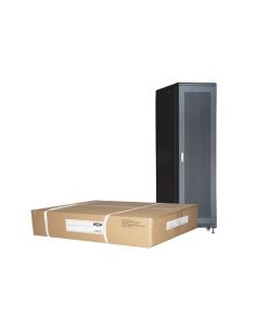 Armadio Link Rack 19 42U (A)2055, (L)600, (P)1000 Colore Nero Disassemblato Porta Traforata