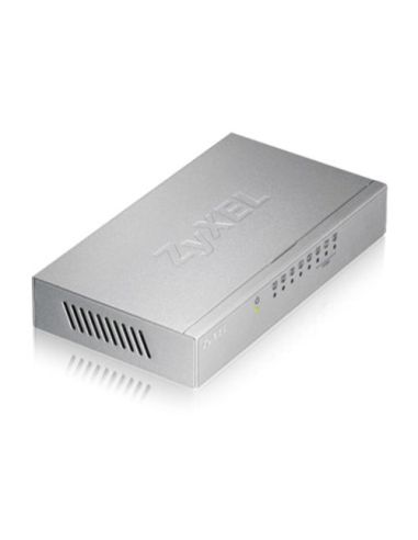 Switch Zyxel Es-108A V3 8P Lan 10/100M Unmanaged Desktop Case Metallico