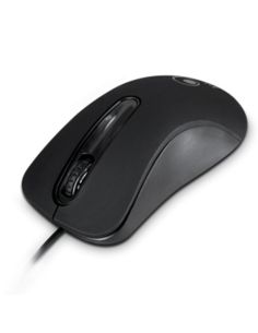 Mouse Atlantis P009-Optistar-Usb Ottico 3 Tasti Con Scroll Usb, Finitura Rubber Coatted Nero