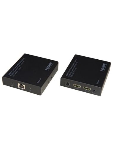 Extender Hdmi Tramite Cavo Rete Cat 6 Fino A 60 Metri 4K60hz Con Sensori Ir Per Telecomandi Loop, Hdr E Poc