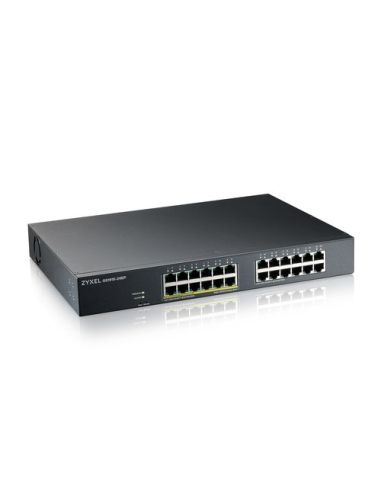 Switch Zyxel Nebulaflex Switch Web Managed 24P Gigabit Poe (Max 130W) - Sup Ipv6, Vlan - Senza Ventole, Gs1915-24Ep-Eu0101f