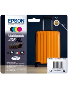 Multipack Epson 405Xl C13t05h64010 4C Trolley X Wf-3820Dwf Wf-3825Dwf Wf-4820Dwf Wf-4830Dtwf Wf-3640Dtwf Wf-7830Dtwf Wf-7840Dtwf