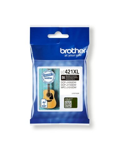 Ink Brother Lc-421Xlbk Nero 500Pp X Dcp-J1050dw Mfc-J1010dw