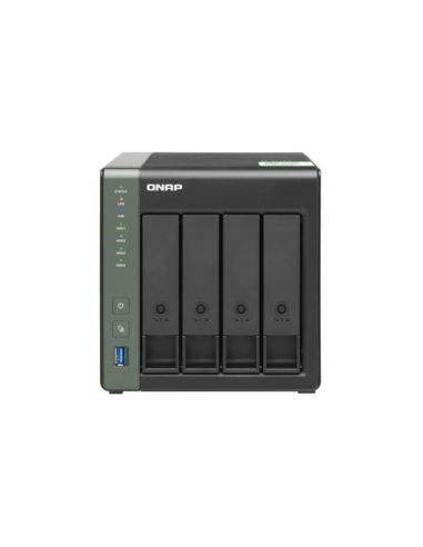 Nas Tower Qnap Ts-431Kx-2G X4hdd 2.5/3.5 Nohdd Ram 2Gb Ddr3l 1P 10Gbe Sfp 2P Gbe Usb3.0 Quadcore Al-214 1.7Ghz