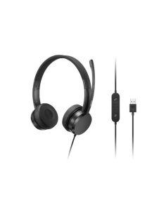 Lenovo Usb-A Wired Stereo On-Ear Headset (With Control Box) - 4Xd1k18260