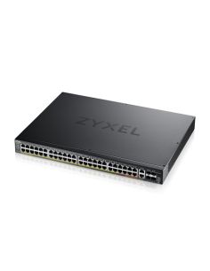 Switch Zyxel Xgs2220-54Fp 48P Gigabit Poe 2P 10Gb Multigigabit Poe (Max 960W)4P 10Gb Sfp, Rack Managed Layer 3 Lite Stackable