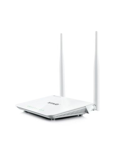Router Tenda F300 Wireless-N Broadband 300M 2T2r 4P Lan 10/100M 2 Antenne Fisse 5Dbi, 2.4Ghz