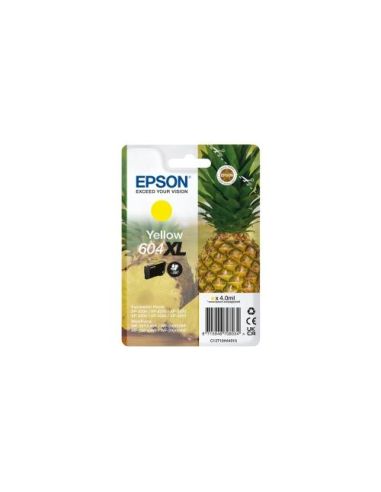 Ink Epson 604Xl C13t10h44010 Giallo Ananas X Xp-2200 Xp-3200 Xp-4200 Wf-2910Dwf Wf-2930Dwf Wf-2950Dwf