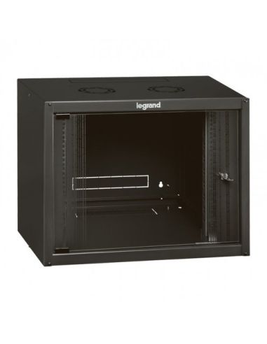 Armadio Box Da Parete Legrand 6U 358X600x450 Porta In Vetro Ral 7016