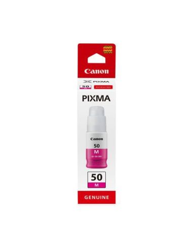 Ink Canon Gi-50 M Magenta Flacone Da 70Ml Capacità 7.700Pp X Pixma G6050 G5050 G7050 Gm4050
