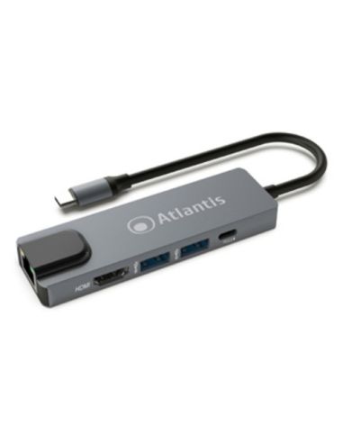 Mini Docking Atlantis A04-Tc_LanhdPu In: 1Xusb-C Out: 1Xhdmi 1.4 1Xgigabit Lan 2Xusb3.0 1Xusb-C 1920X1080@60Hz 18Cm