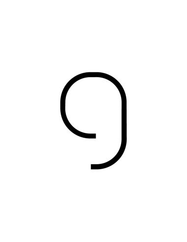 Artemide Alphabet Of Light Lampada Da Parete 'G' Lowercase