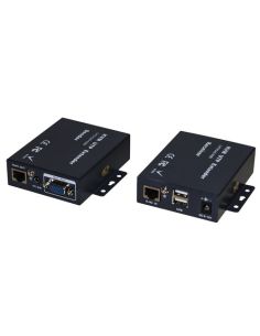 Estensore Kvm Per Video Vga, Tastiera E Mouse Usb 200 Mt Con Cavo Di Rete