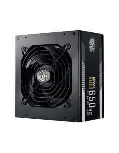 Alimentatore Cooler Master 650W Mwe 650 Atx Modulare, 80Plus Gold, Active Pfc, 120Mm Fan Mpe-6501-Afaag-Eu