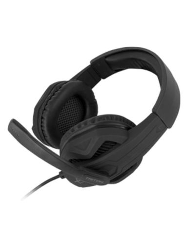 Cuffia Triton By Atlantis Gaming P003-H310 Padiglioni Auricolari Da 40Mm, Microfono E Copritesta Regolab, Reg Del Volume, 3.5Mm
