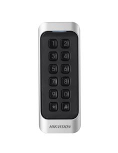 Lettore Hikvision Di Tessere Mifare Con Tastiera Integrata Da Esterno In Policarbonato Rs485 12Vdc Ip65 - Ds-K1107mk