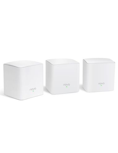 Router Tenda Nova Mw5c 3Pack Wireless Dual Band Ac1200 Sistema Home Mesh Wifi Completo Copertura Fino A 350Mq Mu-Mimo