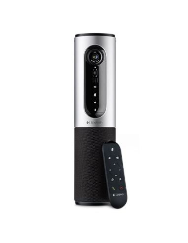 Sistema Videoconferenza Logitech Conferancecam Connect Portatile,Video Hd1080p,Zoom 4X,Vivavoce Compatibile Con Bluetooth,Nfc