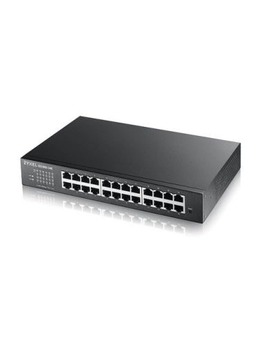 Gs-1900-24E V3 - Switch Web Managed 24 Porte Gigabit - Supporto Ipv6, Vlan - Design Senza Ventole, Desktop/Rack