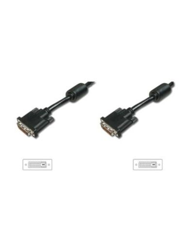 Cavo Dvi-D Digitus Dual Link M/M Connettori 241 Pin 5Mt Con Ferrite