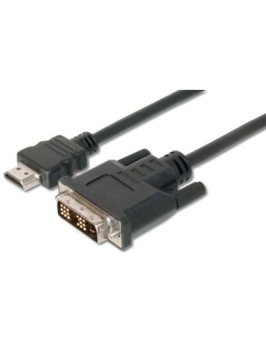 Cavo Adattatore M/M Hdmi A Dvi-D Digitus Da Hdmi 19 Poli Tipo A A Dvi-D 181 Poli - 5Mt