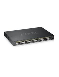 Switch Zyxel Gs-1920-48Hpv2 44P Lan Gigabit Poe (375W)4P Dual Gigabit2P Sfp, Ipv6,Vlan, Rack 19, Free Nebula Basic Cloud Manag