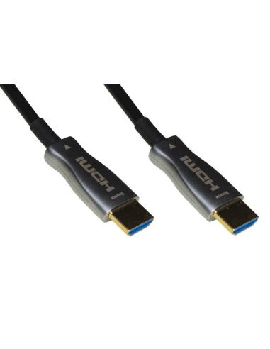 Cavo Hdmi 2.0 Aoc Fibra Ottica Ibrido, Hdcp, Arc, Edid 4K@60Hz@4:4:4 Mt 30