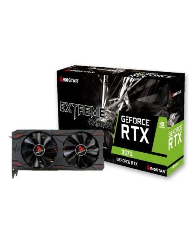 Svga Biostar Nvidia Rtx3070-8Gb Gaming  Gddr6 256Bit Dual Fan HdmiDp Pci-E 4.0