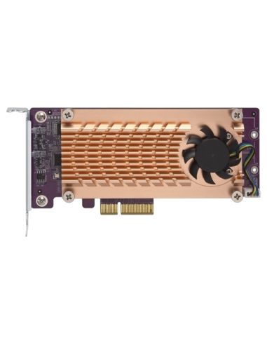 Scheda Espansione Ssd Sata Qnap Qm2-2S-220A Dual M.2 22110/2280 Low-Profile Supp.Tvs-X82 / Ts-X77 - Qm2-2S-220A