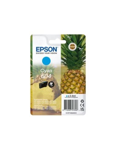 Ink Epson 604 C13t10g24010 Ciano Ananas X Xp-2200 Xp-3200 Xp-4200 Wf-2910Dwf Wf-2930Dwf Wf-2950Dwf