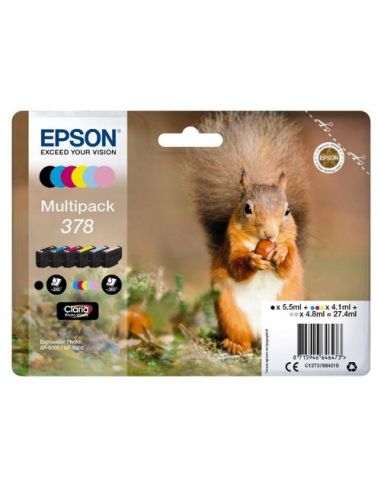 Multipack Epson 378 6C C13t37884010 Scoiattolo X Xp-15000 Xp-8600 Xp-8700