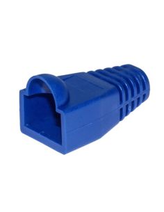 Copri Connettore Plug Link 6Mm Per Plug Rj45 8 Poli Cavo Cat 5E-6 Colore Blu Conf. Da 100Pz