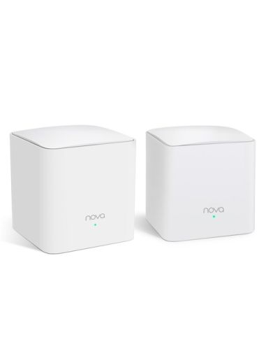 Router Tenda Nova Mw5s 2Pack Wireless Dual Band Ac1200 Sistema Home Mesh Wifi Completo Copertura Fino A 200Mq Mu-Mimo