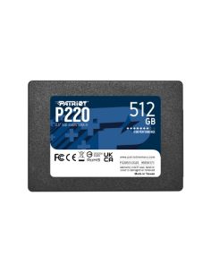 Ssd Patriot 512Gb P220 2.5 Sata3 Read:550Mb/Write:500 Mb/S - P220s512g25