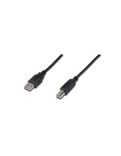 Cavo Digitus Usb 2.0 A-B M-M 1,8Mt In Rame Colore Nero