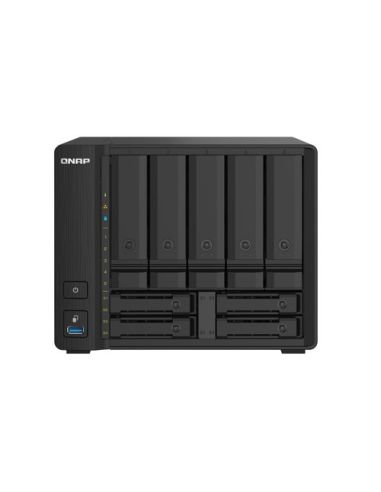 Nas Tower Qnap Ts-932Px-4G 9Hdd 5Hdx3,54Hdx2,5 Nohd 2P 10Gbe Sfp 2P 2.5Gbe 3P Usb3.2 4Gb Ddr4 4Core Al-324 1.7Ghz