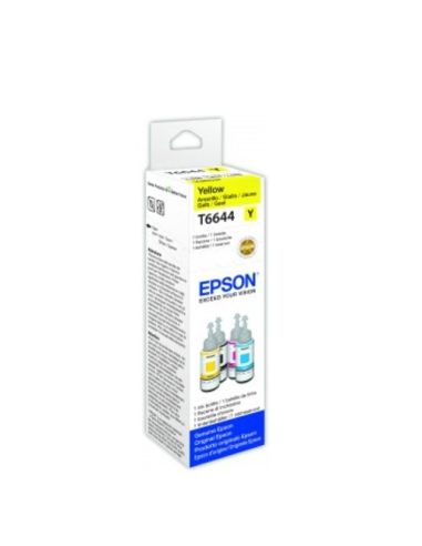 Ink Epson C13t664440 Giallo Flacone Da 70Ml X Ecotank L300 L355 L555 Et-2500 Et-2550 Et-2600 Et-2650 Et-4500 Et-14000 Et-16500