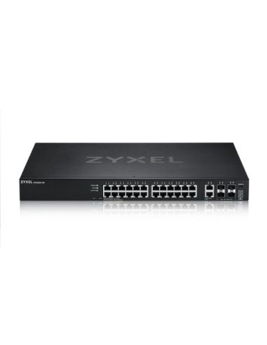 Switch Zyxel Xgs2220-30 24P Gigabit 2P 10Gb Multigigabit 4P 10Gb Sfp, Ipv6, Vlan, Rack Managed Layer 3 Lite Stackable