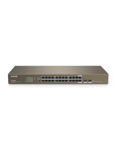 Switch Tenda Teg1024f 24P Gigabit 10/100/1000 Rj45 2 Sfp Slots Unamanaged Rack